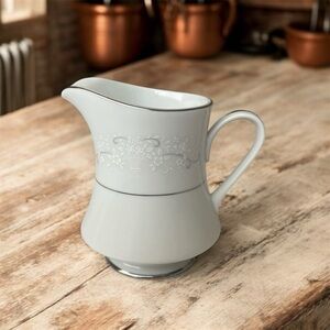 Royal Essex Elegant White Ceramic Creamer